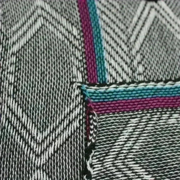 MEXICAN PONCHO Super Soft Hooded Beach Surfer Relaxed Fit Women Small - Picture 5 of 9